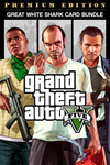 Grand Theft Auto V Premium + Белая акула Xbox активация