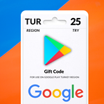 💎 Google Play Gift Card Турция (25TRY) 💎