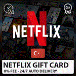 ❤️NETFLIX🔴ПОДАРОЧНАЯ КАРТА Турция (%0 FEE)20-1000 TL⭐️