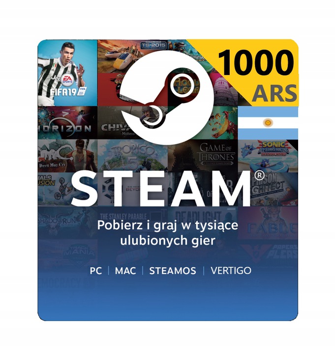 Steam Wallet Gift Card Ars Key Argentina at Hilary Allen blog