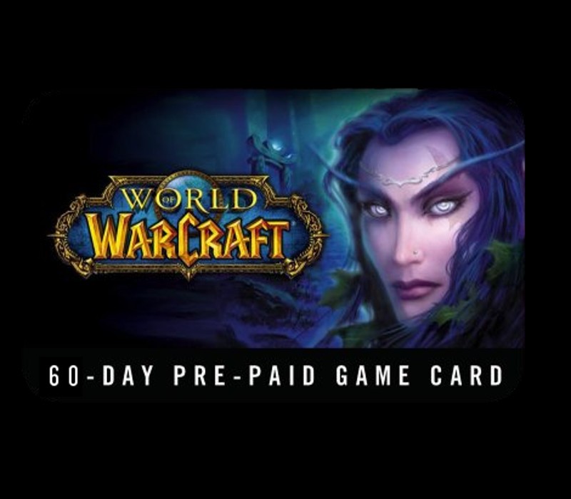 World of Warcraft 60 DAYS Pre-Paid Time Card US photo 1
