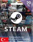 STEAM WALLET GIFT CARD 20 TL (FOR TURKEY ACCOUNTS)