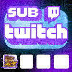 *TWITCH SUB | ПОДАРОЧНАЯ ПОДПИСКА | 1-3 УР. | *