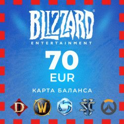Blizzard Battle.net €70 Gift Card | 🌎 EU-region