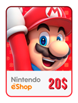 🍄Nintendo eShop recharge code $20🍄