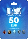 Blizzard Gift Card 50 EUR Battle.net | Регион EU 💳 0%