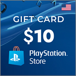 *Пополнение PlayStation PSN USA карта 10 USD США*