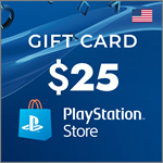 💥Пополнение PlayStation PSN USA карта 25 USD США🇺🇸 - irongamers.ru