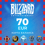 Blizzard Gift Card 70 EUR Battle.net | Diablo IV 🌎 EU