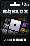 🤖 Подарочная карта 25 USD на 2000 Robux для Roblox 🤖 - irongamers.ru