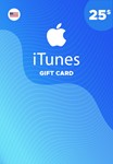🍎Подарочная карта Apple iTunes 25 USD USA США🍎
