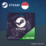 Steam Wallet 250000 IDR - Digital Gift Card - Indonesia