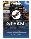 Steam Wallet 600000 IDR - Digital Gift Card - Indonesia