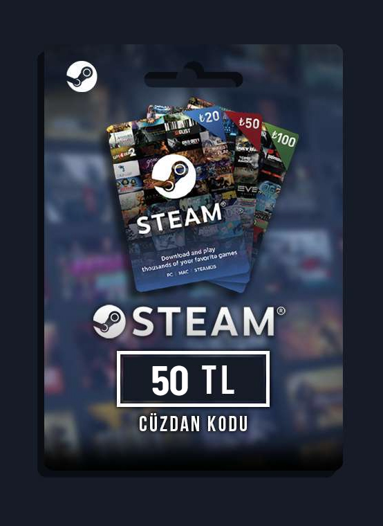 Buy 🚩50 TL (Turkey) Refill Code Gift Card / Steam Wallet and download