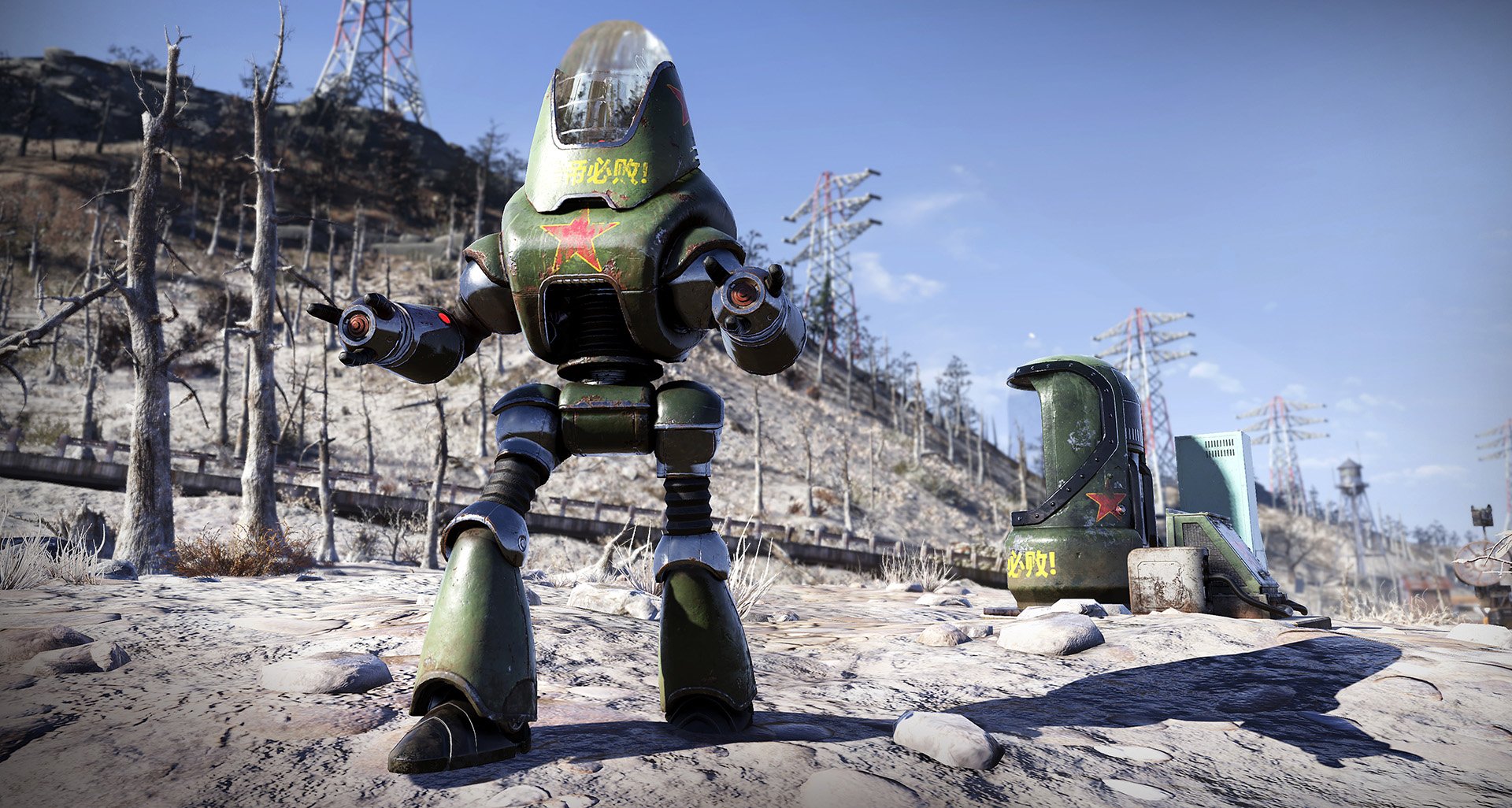 Fallout 4 шлем робота фото 111