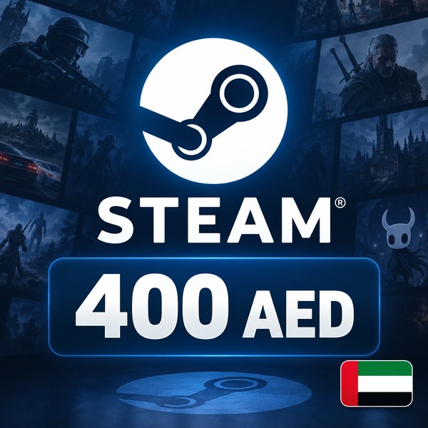 Steam Wallet 400 AED UAE — Gift Card and Top-Up Code photo 1