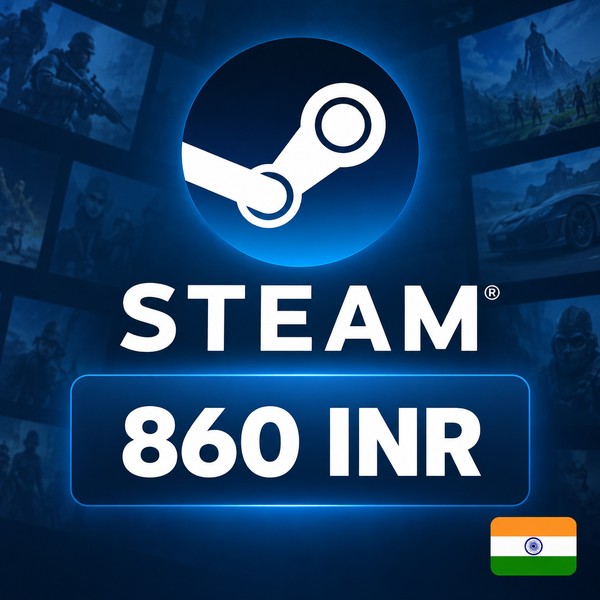 Steam Wallet 860 INR India — Gift Card Code photo 1