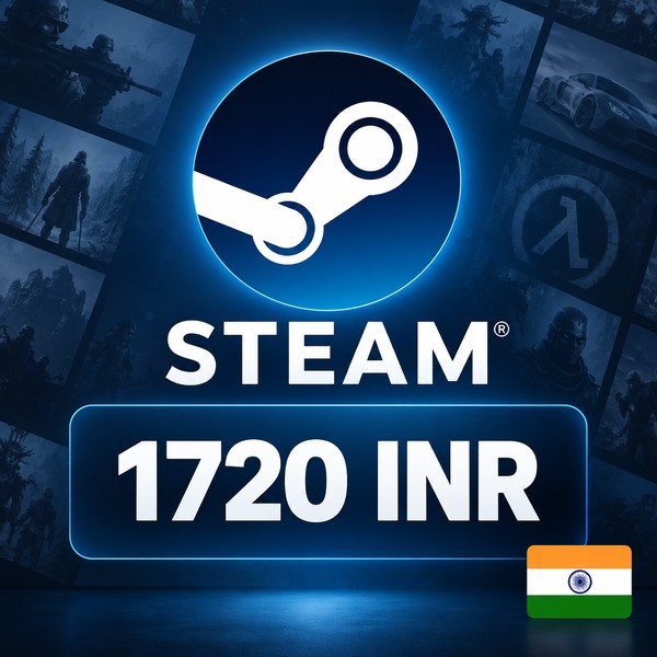 Steam Wallet 1720 INR India — Gift Card Code photo 1