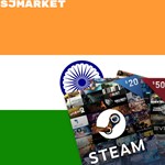 ✅STEAM КАРТА / КОД ПОПОЛНЕНИЯ🔥РУПИЯ✅INR✅ИНДИЯ🚀АВТО