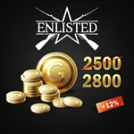 *Enlisted -  2500 Золота + 300 Бонус*ПСН*PLAYSTATION