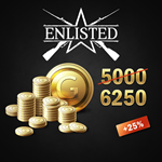 *Enlisted -  5000 Золота + 1250 Бонус*ПСН*PLAYSTATION