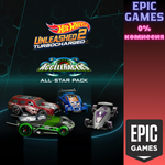 *HOT WHEELS UNLEASHED*2* AcceleRacers AllStar Pack*ПК