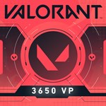 *3650 VALORANT Points (325 бонус + 3325)*ПСН*PLAYSTATIO
