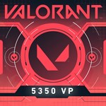*5350 VALORANT Points (600 бонус + 4750)*ПСН*PLAYSTATIO