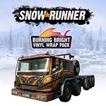 *SnowRunner - Burning Bright Vinyl Wrap Pack*PS4*ПСН