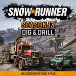 *SnowRunner - Season 13: Dig & Drill*PS4*PS5*ПСН