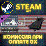 Hearts of Iron III: US Sprite Pack СТИМ ПК ГИФТ STEAM