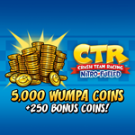 *Crash Team Racing NitroFueled 5000 250 Mонет Wumpa*ПСН