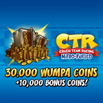 *Crash Team Racing NitroFueled 30000 10000 Mонет Wumpa