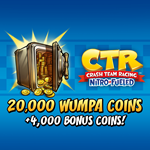 *Crash Team Racing NitroFueled 20000 4000 Mонет Wumpa