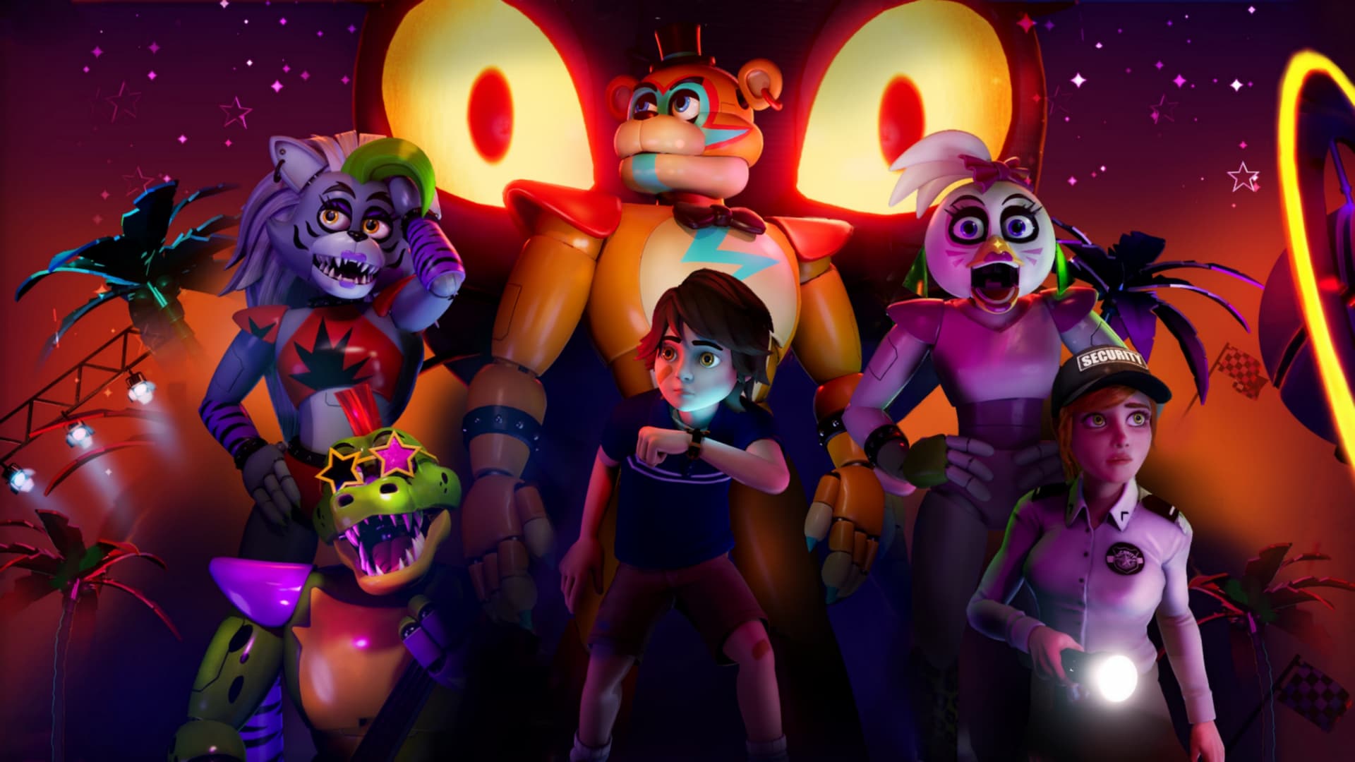 Карта five nights at freddy s security breach