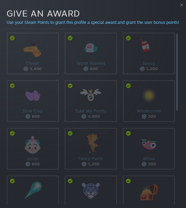 Buy Steam Points Awards steam point shop cheap, choose from