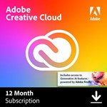 ** ADOBE CREATIVE CLOUD 12 МЕСЯЦЕВ * ГАРАНТИЯ