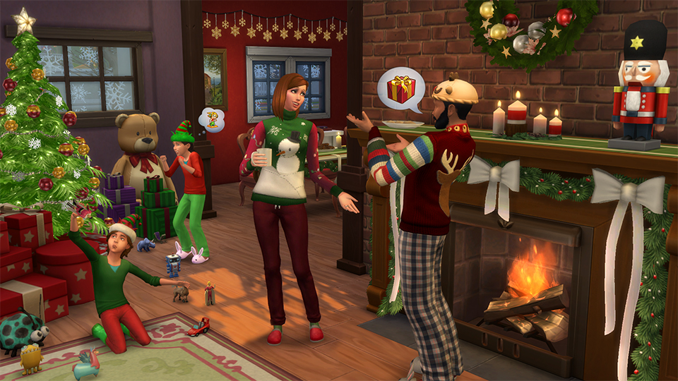 Sims новый. Новый симс 4. Симс 4 новый год. Новогодние игры. Новогодние игры на ПК.
