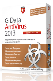 G Data AntiVirus 2013 для 1ПК на 1Год + СКИДКИ
