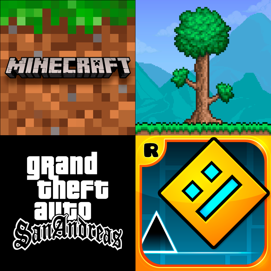 Buy ⚡ Minecraft Terraria GTA SA Geometry Dash AppStore 🎁 and download