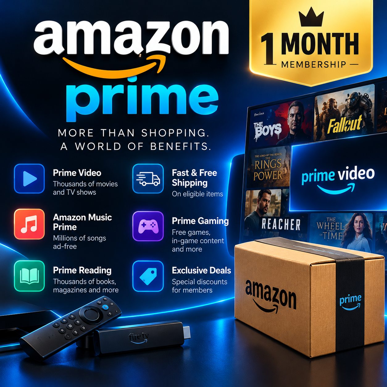 🔥 Amazon Prime Video Private Account ⭐ GLOBAL 1 Month ⭐ Private ✅ photo 1