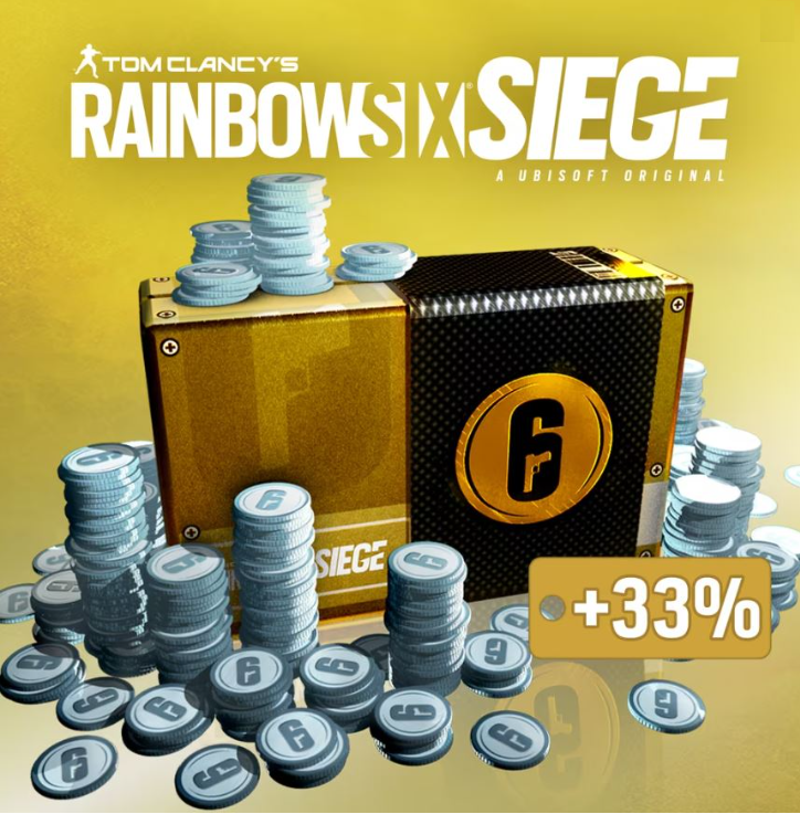 CREDITS RAINBOW SIX SIEGE 600 32k PC STEAM XBOX