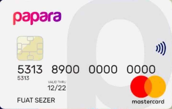 Карта papara lite