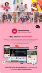 FashionHub SaaS - eCommerce Website Builder