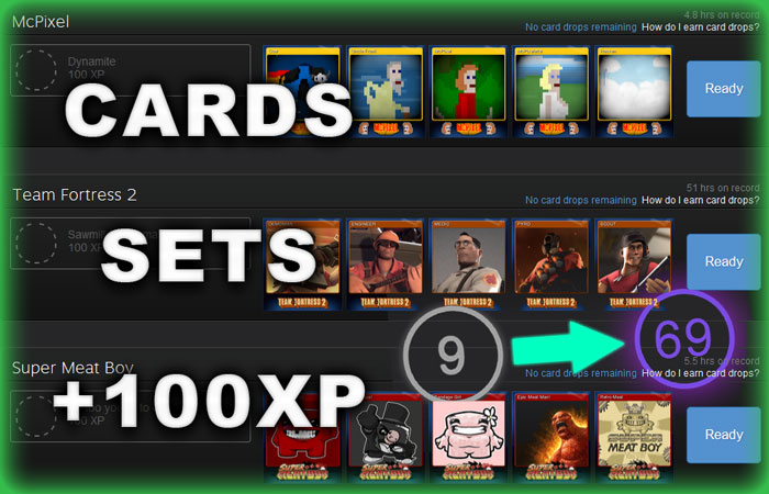 Steam Levels, Trading Cards & XP Explained.: All About Steam Levels,  Trading and Badges