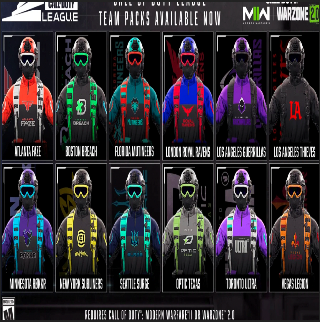 Buy Call of Duty League Team Pack MW2/Warzone 2 Xbox 🔑Only cheap