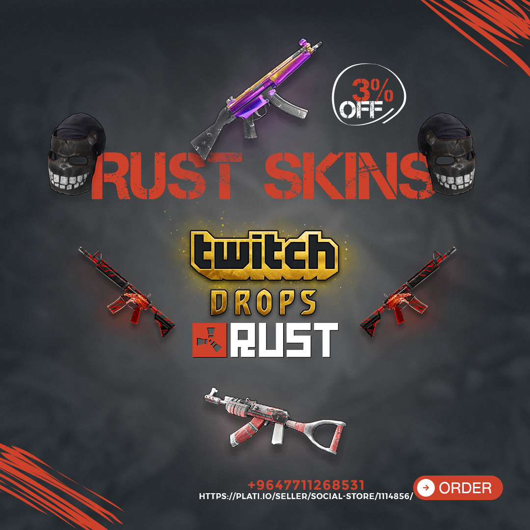 Rust Skins︱Twitch Drops︱Round 24︱8 Skins︱+ GIFT 🎁