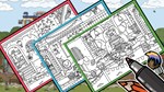 * FIND ALL 8: The road to the Maya - Coloring Book *