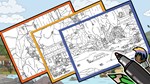 * FIND ALL 8: The road to the Maya - Coloring Book *
