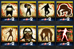 Left 4 Dead 2 - 5 Sets of 8 cards (40 in total)